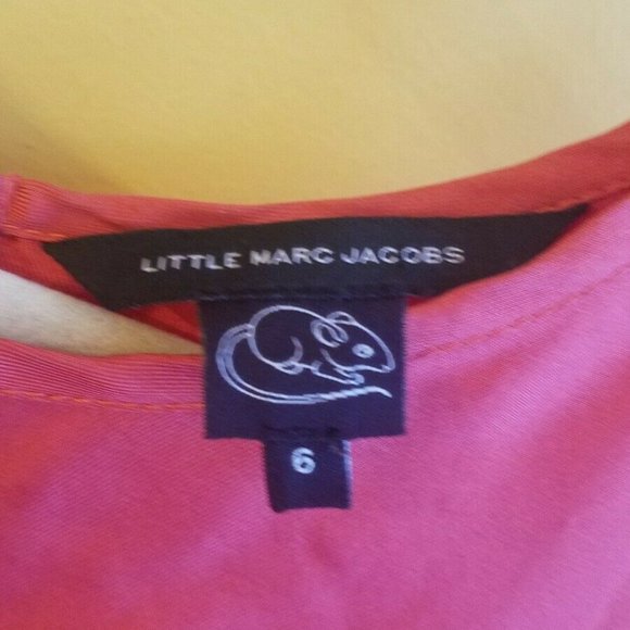 LITTLE MARC JACOBS "COOKIE" DRESS SIZE 6 100% SILK - Picture 6 of 6